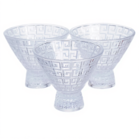 Набор креманок на ножке 6 шт креманки стеклянные для десертов, мороженого, желе набор 200 мл 64486-22