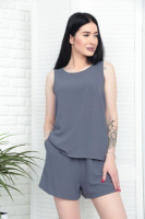 Літній костюм «Ender» оптом | Розпродаж моделі Графіт, 42-44