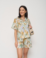 Жіночий комплект рубашка з шортиками   S, M, L, XL