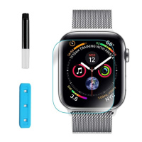 Захисне скло на Apple Watch 44mm 3D Nano Optics з УФ лампою (Прозорий) - купити в SmartEra.ua