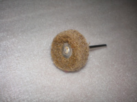 Абразивная полировальная насадка D24 х10мм 80 grit (коричневая)