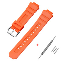 Ремінець для Casio G-Shock G-7700 Orange SI помаранчевий полімерний (SKU: 1051-1205)