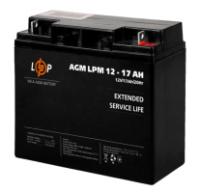 Акумуляторна батарея LogicPower LPM 12 - 17 AH (LP4162)