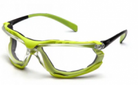 Защитные очки с уплотнителем Pyramex Proximity Lime Frame (clear) (PMX)