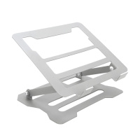 Подставка под ноутбук/планшет L018(стандарт) складная, до 17', алюминий, цвет серебро, 245*225*30 мм, 1,5 кг
