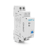 Реле времени CHINT NTE8В110M, на DIN-рейку, задержка включения-1-10мин, Ue/le: AC-15 240В/0,75А, -5°С~+40°С, 93х66,5х18,5 мм