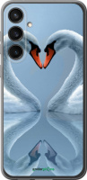 Чохол на Samsung Galaxy S23 FE Лебеді 6007u-3136