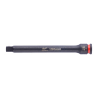 Подовжувач для головок ударний ShW 3/8'' MILWAUKEE, 150мм