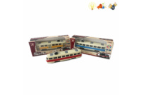 Трамвай Металевий з дверима, що відкриваються, та музикою XL80188L довжина 18 см