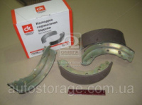 Колодка тормозная  задняя утолщенная накладка ГАЗ 3302 (пр-во Дорожная карта)