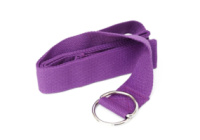 Ремінь для йоги фіолетовий Amber 183 см