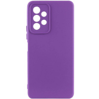 Чохол Silicone Cover Lakshmi Full Camera (A) для Samsung Galaxy A13 4G, Фіолетовий / Purple - купити в SmartEra.ua