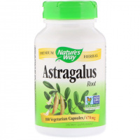 Корень Астрагала, Astragalus Root, Nature's Way, 470 mg, 100 Капсул