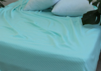 Простирадло-покривало піке 200х235 см. Смуга ментол