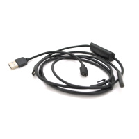 2  in 1 MicroUSB/PC HD эндоскоп YT-En-2HW, мягкий провод, 1м