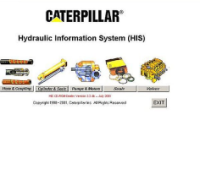 Установка программы Caterpillar Hydraulic Information System (HIS) 2011