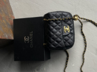 Сумка жіноча Chanel міні — ЛЮКСОВА ЯКІСТЬ чорний