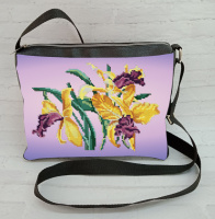 Пошита сумка під вишивку. ЕКОШКІРА