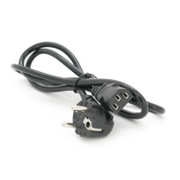 Кабель питания Schuko PC-186 CEE7/7-C13, 1.2M, 0.75mm OEM (евровилка) Q25/300