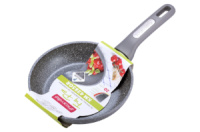 Сковорода антипригарная Kamille - 200 мм Grey Marble 4285GR 1 шт.