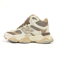 New Balance 9060 MID FUR високі бежеві з кавою