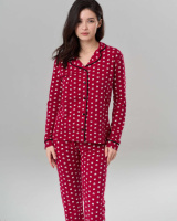 Жіночий комплект зі штанами Ozkan - дрібні зайчики   L, XL