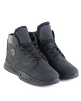 Чоловічі темно-сині кросівки на шнурівці