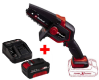 Потужна пила ланцюгова акумуляторна Einhell GE-PS 18/15 Li BL - Solo : з АКБ 18V 4.0 Ah, шина 158мм, 4,8 м/с (4600040 4512042)