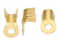 Наконечник латунний автомобільний № 168/6 що затискається д отвору під гвинт 10,5 мм, для проводу 50,00-70,00 мм кв