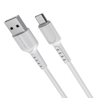 Кабель Borofone BX16 USB to MicroUSB 1m white