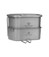 Набір туристичного посуду Cook “n” Escape Titanium Canteen Mesh Kit CA2117 grey