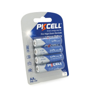 Батарейка литиевая PKCELL LiFe 1.5V AA/FR6, 4 шт в блистере (упак.48 штук) цена за блист.Q12