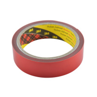 Стрічка клеюча двостороння 3M, темно-сіра, 20ммx2м, блістер, 1шт