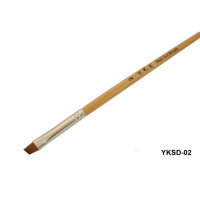 Пензлик коса дерев'яна ручка YKSD-02