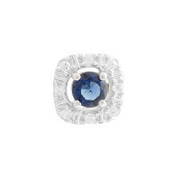 Серебряная подвеска CatalogSilver с сапфиром nano 0.312ct (2188902)