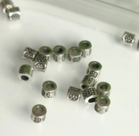 Металлическая бусина/3×3/ 20 шт/ сталь