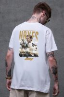 Оверсайз Футболка Without З Принтом Hayes White