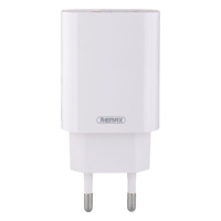 Сетевое зарядное устройство Remax RP-U37 USB/ Type-C QC PD белое + кабель Type-C to Lightning