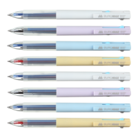 Ручка гелева автоматична 3 в 1, 0.5мм, синя, чорна, червона