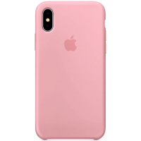 Чохол для iPhone X (5.8«») / XS (5.8«») - Silicone Case (AA) (Рожевий / Light pink) - купити в SmartEra.ua