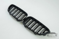 Решетка радиатора ноздри BMW 2 F22/F23 2013-2019год Черные Глянцевые