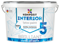 Краска интерьерная INTERIOR 5, 1,4 кг, Глубоко-матовый, Белый