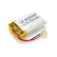 Литий-полимерный аккумулятор 8*20*30mm (Li-ion 3.7В 700мА·ч)