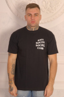 Черная классическая футболка Аnti Social Social Club