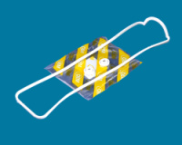 Прокладка клапанной крышки ВАЗ 1117-19, 2108-12, 2170, 2190 8 кл. силиконовая белая с втулками (2 шт.)