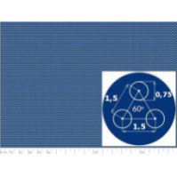 Перфорированный лист НЕРЖАВЕЙКА 0,75х1000х2000