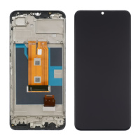 Дисплей для Realme C61 с чёрным тачскрином и корпусной рамкой