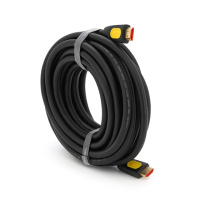 Кабель VEGGIEG HA-8 HDMI-HDMI 4K UHD, 8.0m, v2,0, OD-4.0mm, круглый, Black, коннектор Black-Metal, Box