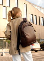 Чоловічий рюкзак високої якості українського виробництваТОП продажу  -  шоколадний