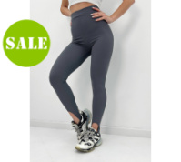 Трикотажні лосини рубчик зі штрипками «Toffee» оптом | Батал | Розпродаж моделі